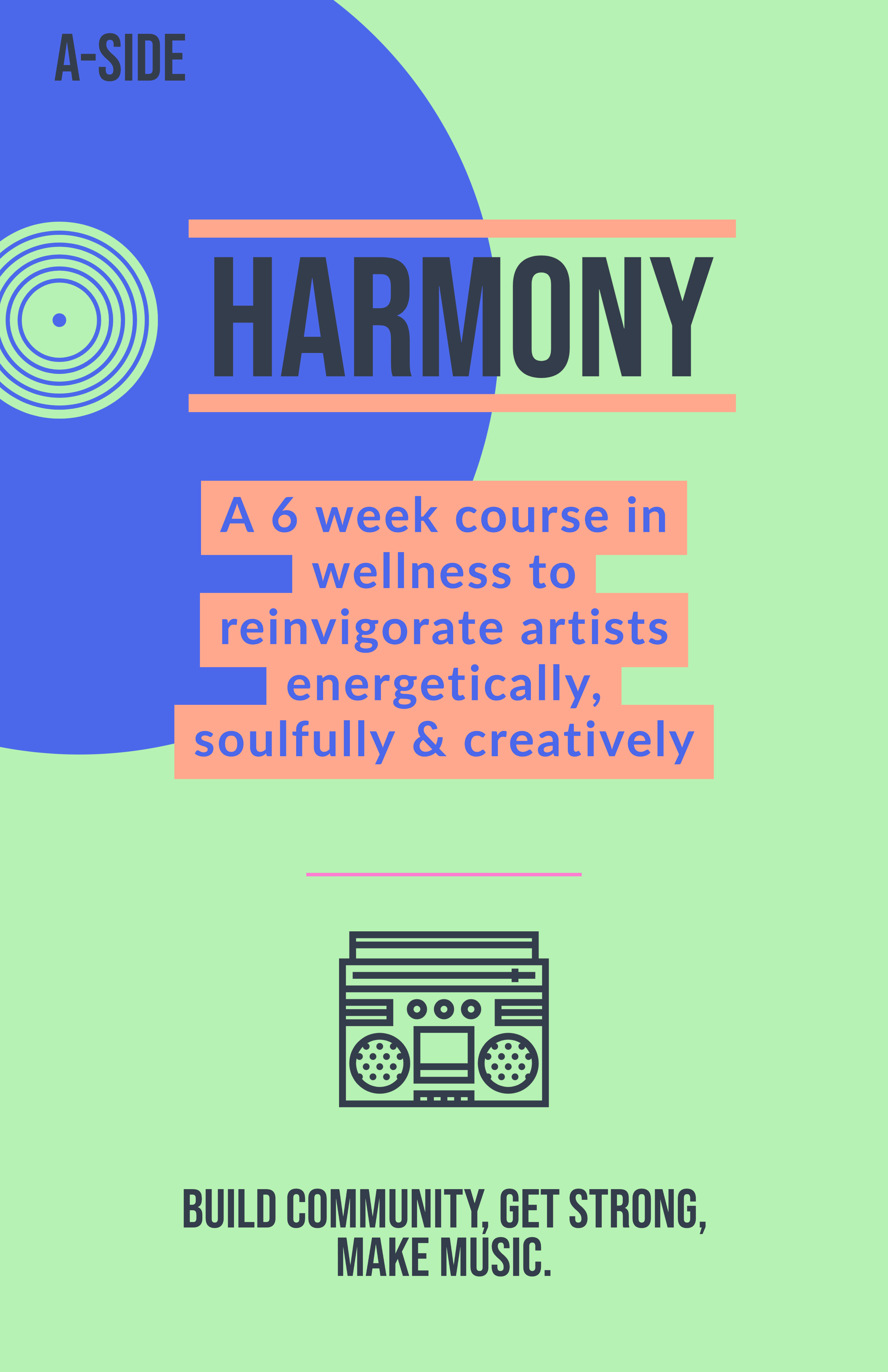 Upcoming Course – Harmony 1st November